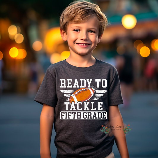 Tackle Your School Grade (PK-5) | Graphic Tee