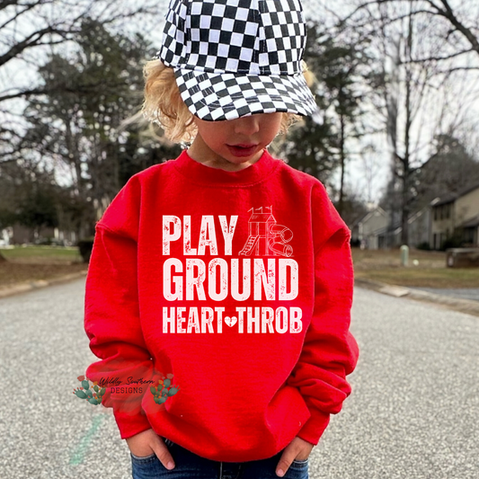 Playground Heart Throb  | Youth Graphic Sweatshirt/Tee