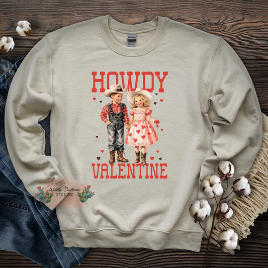 Vintage Howdy Valentine | Graphic Sweatshirt/Tee