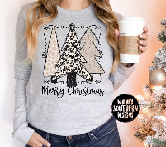 Merry Christmas Trio - Graphic Tee