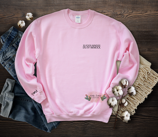 Custom Roman Numeral | Sweatshirt