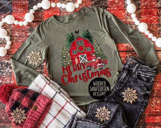 Christmas Barn - Graphic Tee