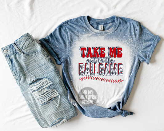 Bleached Take Me Out To The Ballgame - Graphic Tee